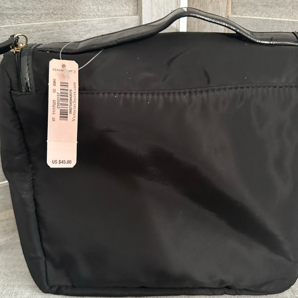 NEW• Victoria’s Secret Forever An Angel Black Expandable MakeUp Bag - Picture 4 of 17